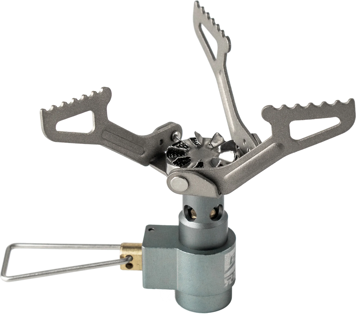 Mini Camping Gas Burner Pocket Stove Grey