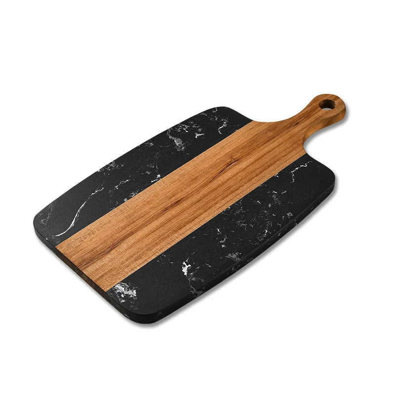 Chopping Board Marble Splicing Acacia Wood