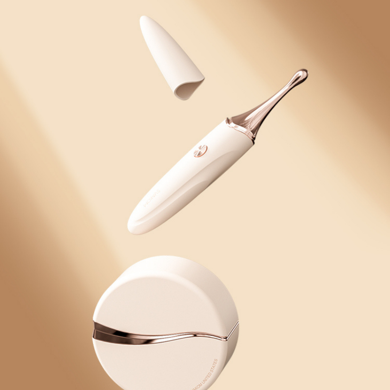 Powder Case Suction Vibrator & Eyebrow Pencil G-Spot Vibrator Set
