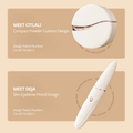 Powder Case Suction Vibrator & Eyebrow Pencil G-Spot Vibrator Set