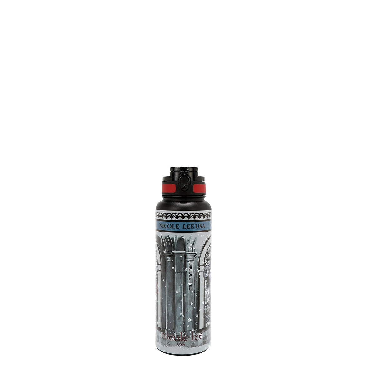 BOTELLA VASO 1.2 L (MODA SNOWFLAKE)