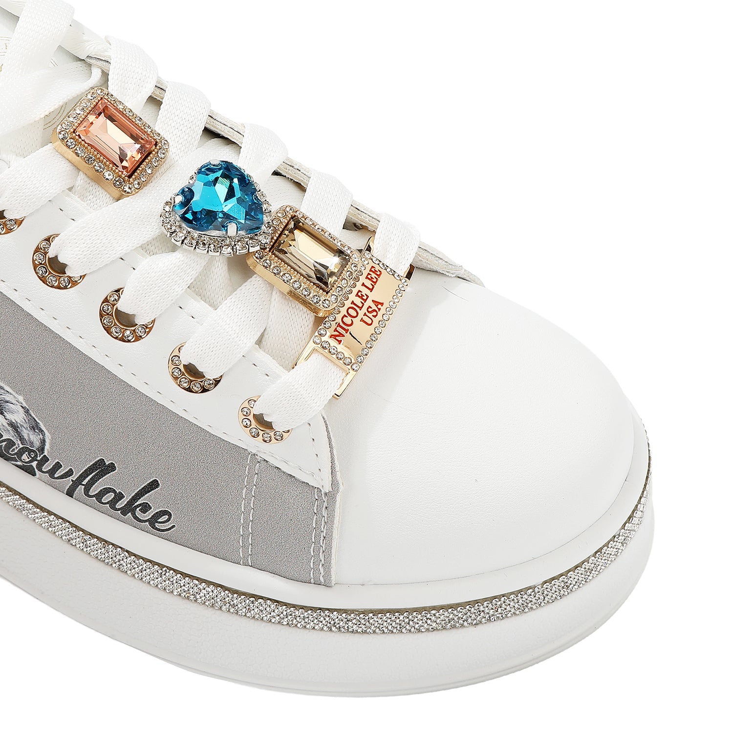 ZAPATILLAS DE MODA CON PEDRERÍA (MODA SNOWFLAKE)