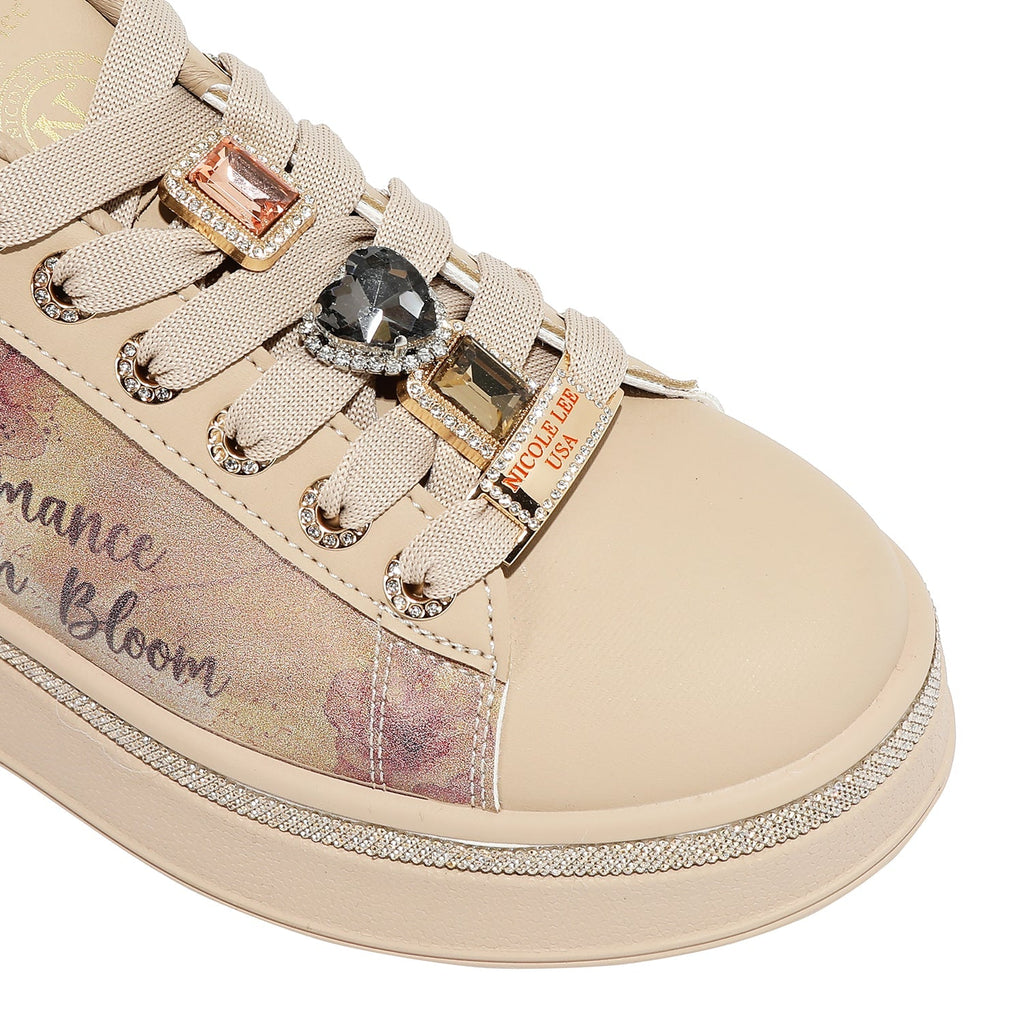 ZAPATILLAS DE MODA CON PEDRERÍA (REFLECTION OF LOVE)