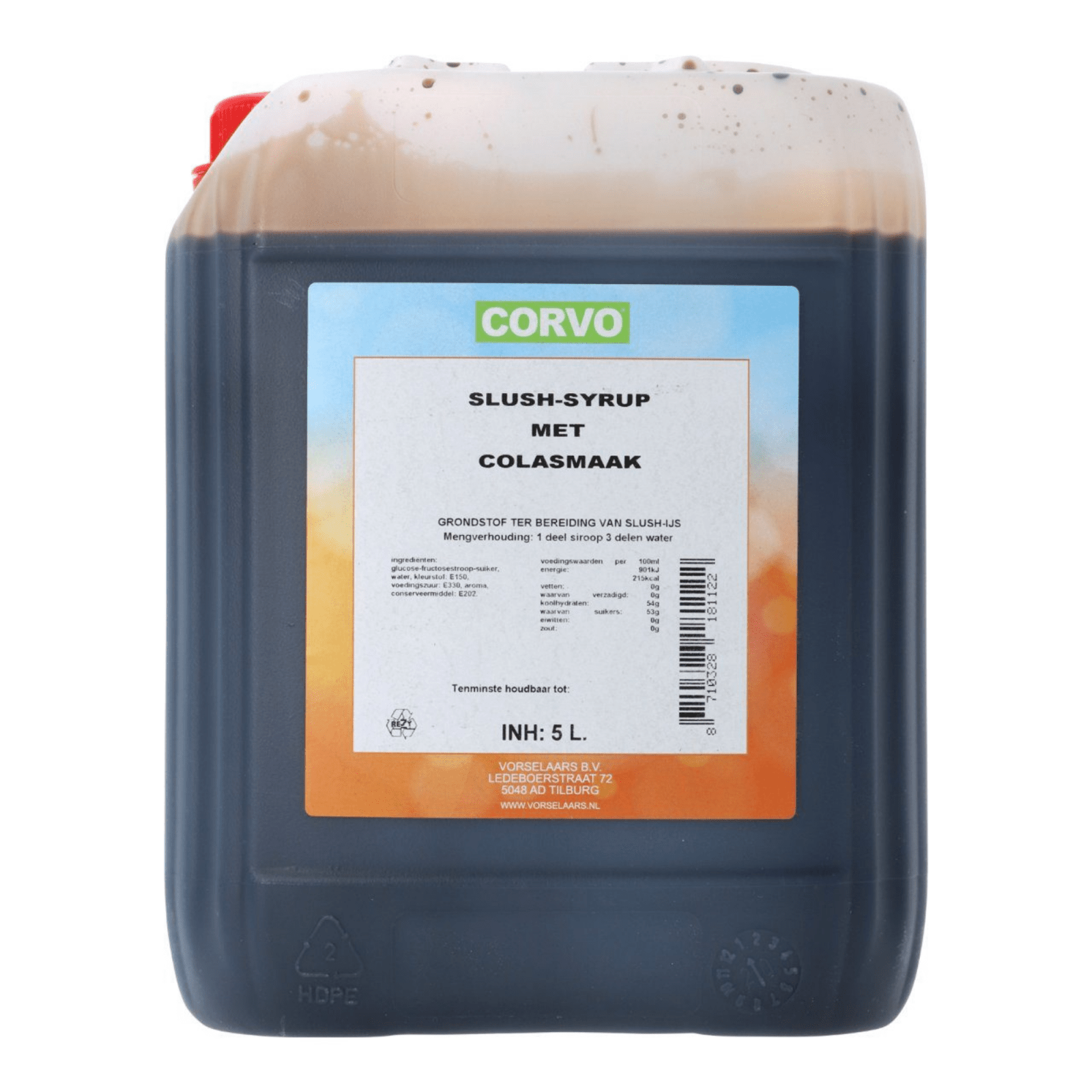 Corvo slush syrup cola (5 liters)