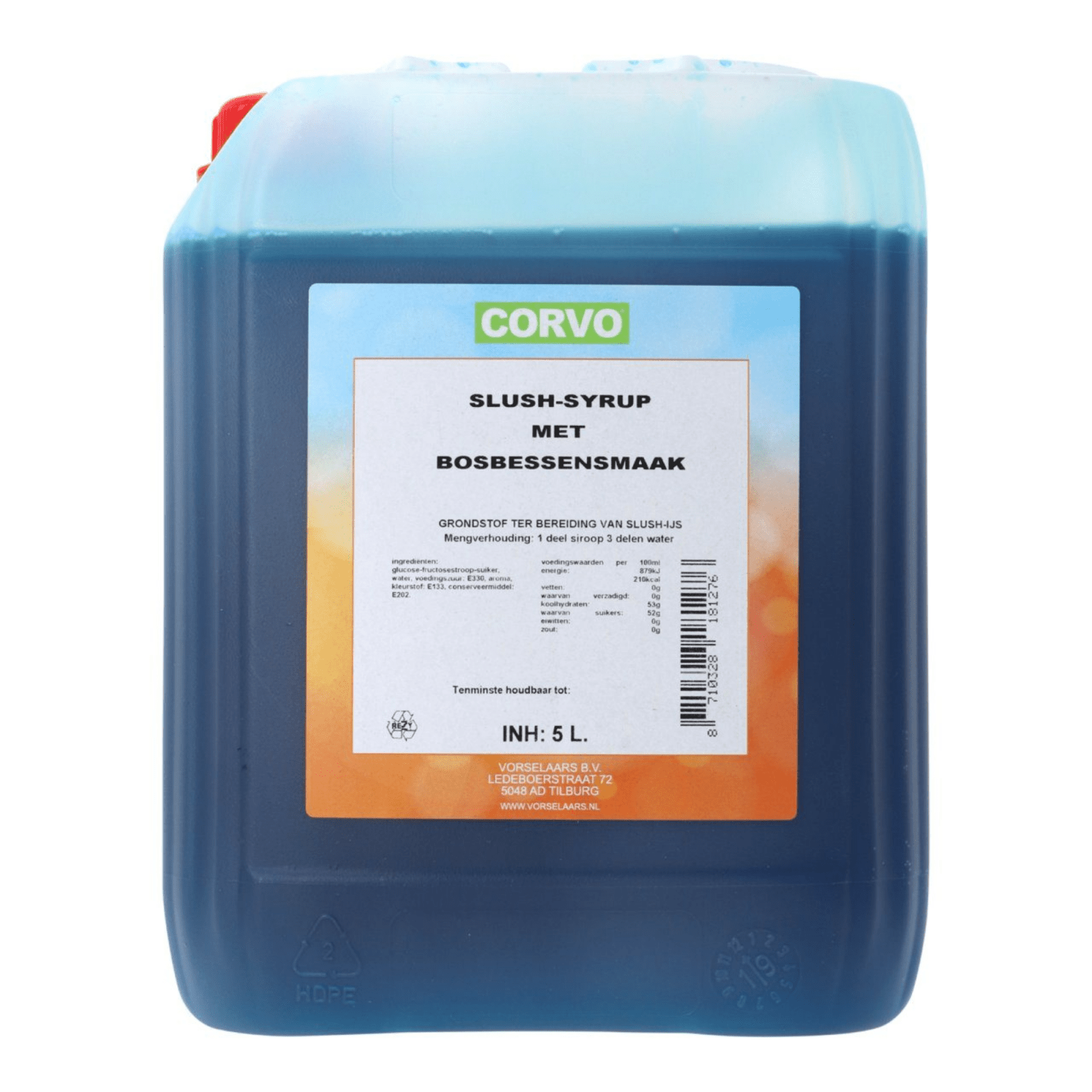 Corvo slush syrup blueberry (5 liter)