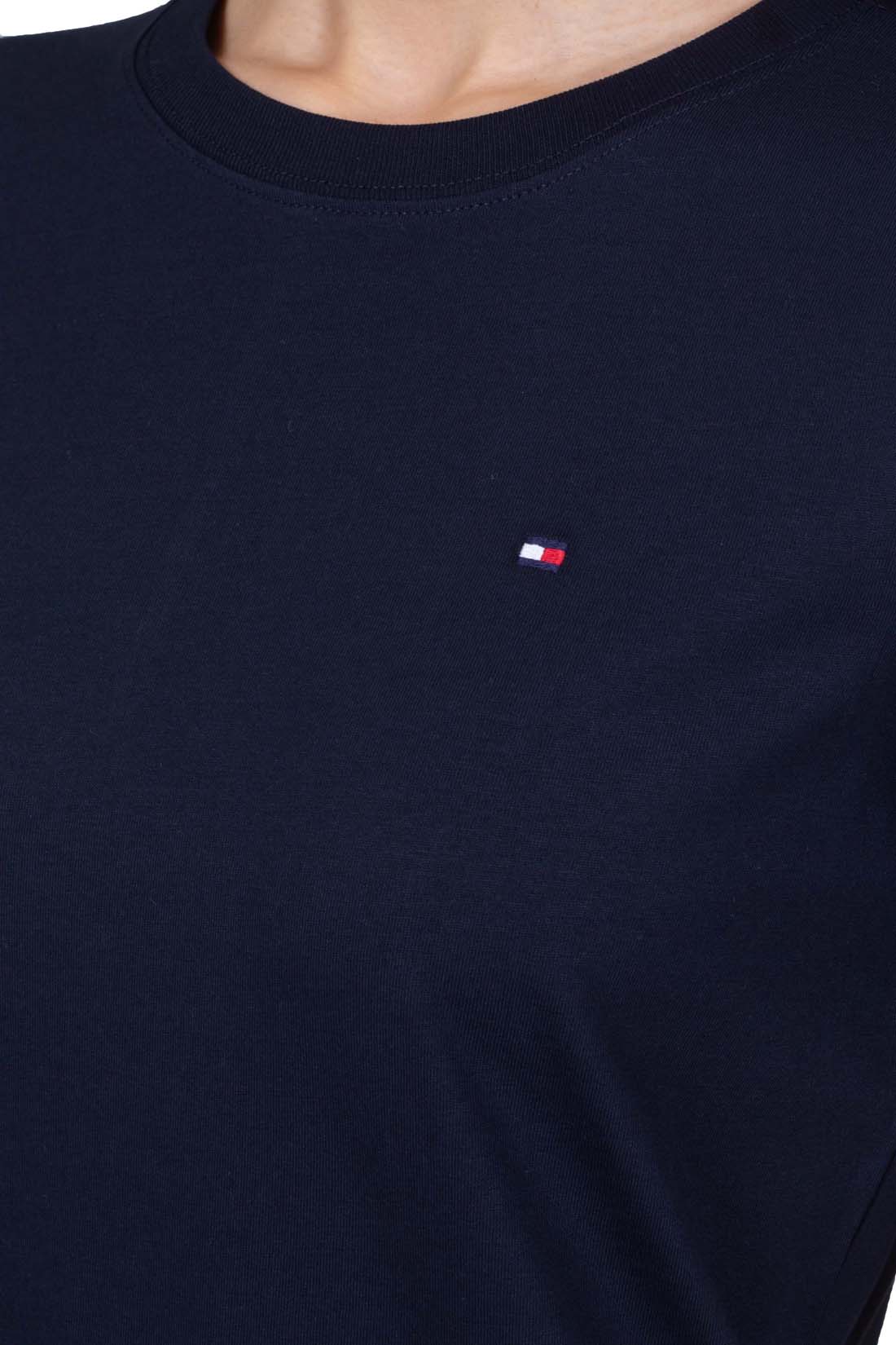 TOMMY HILFIGER - Women's regular T-shirt with embroidery  - Size S