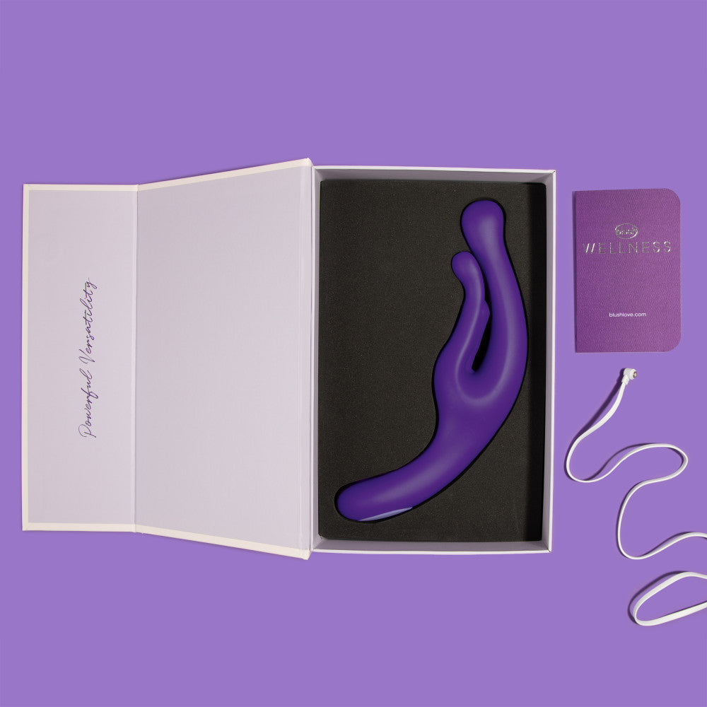 Blush G Wave Purple G-Spot & Clitoris UltraSilk Vibrator