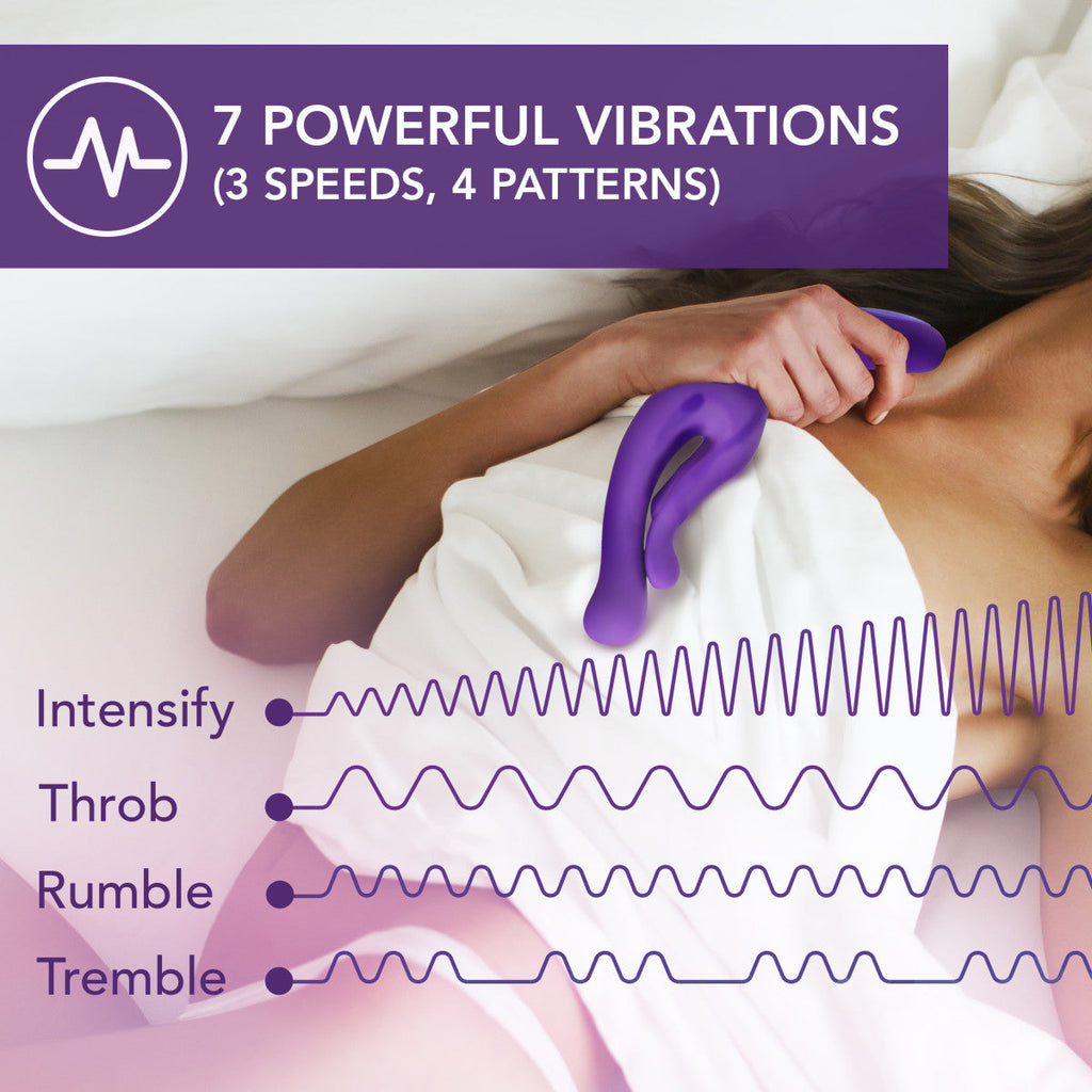 Blush G Wave Purple G-Spot & Clitoris UltraSilk Vibrator