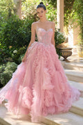 Elegant Embellished Formal Long Special Occasion Gown Detailed CDA1483