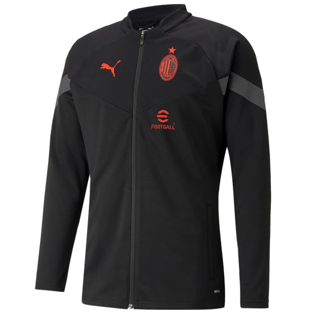 AC Milan soccer black training bench tracksuit 2022/23 - Puma