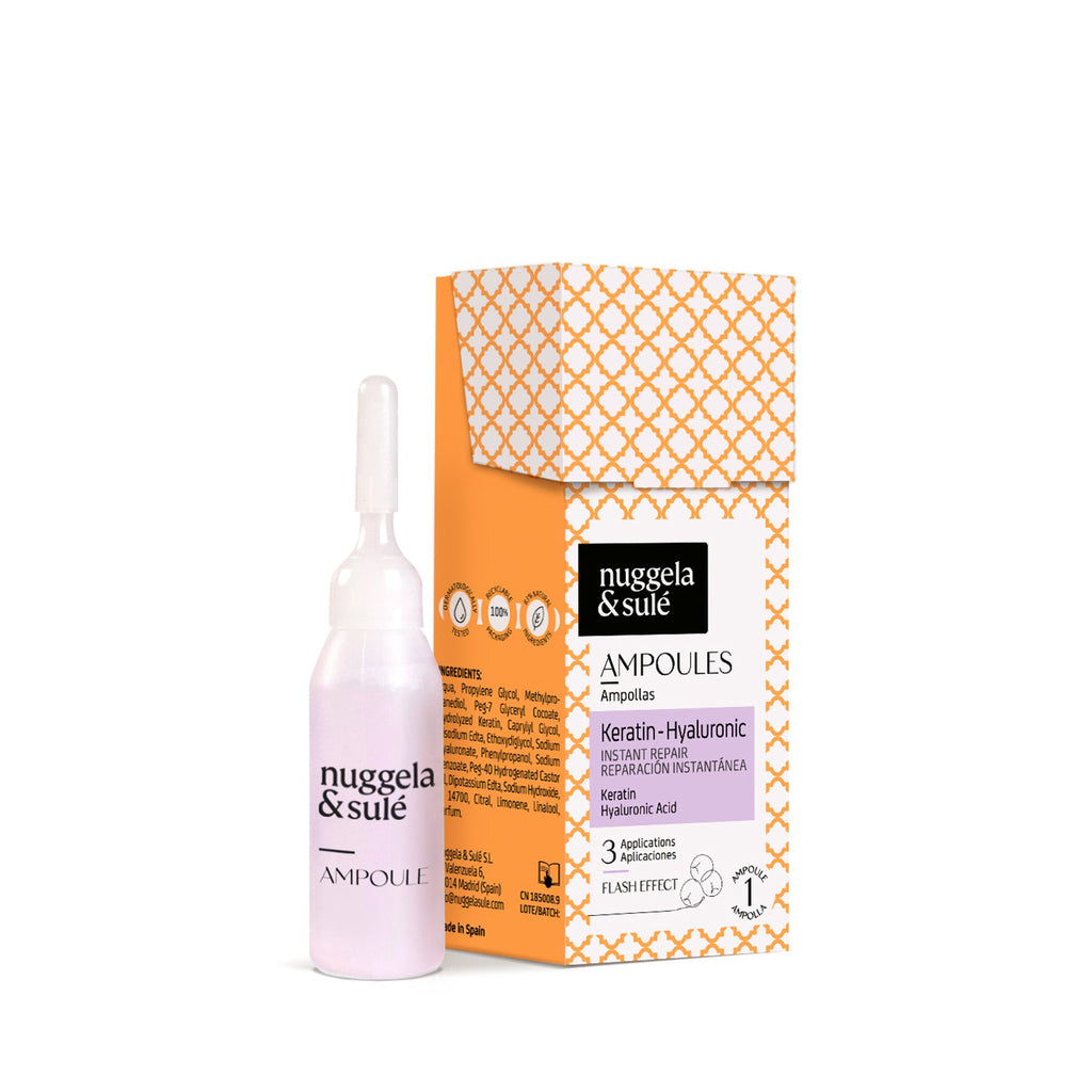 Nuggela & Sulé - Ampoules capillaires Kératine et acide hyaluronique