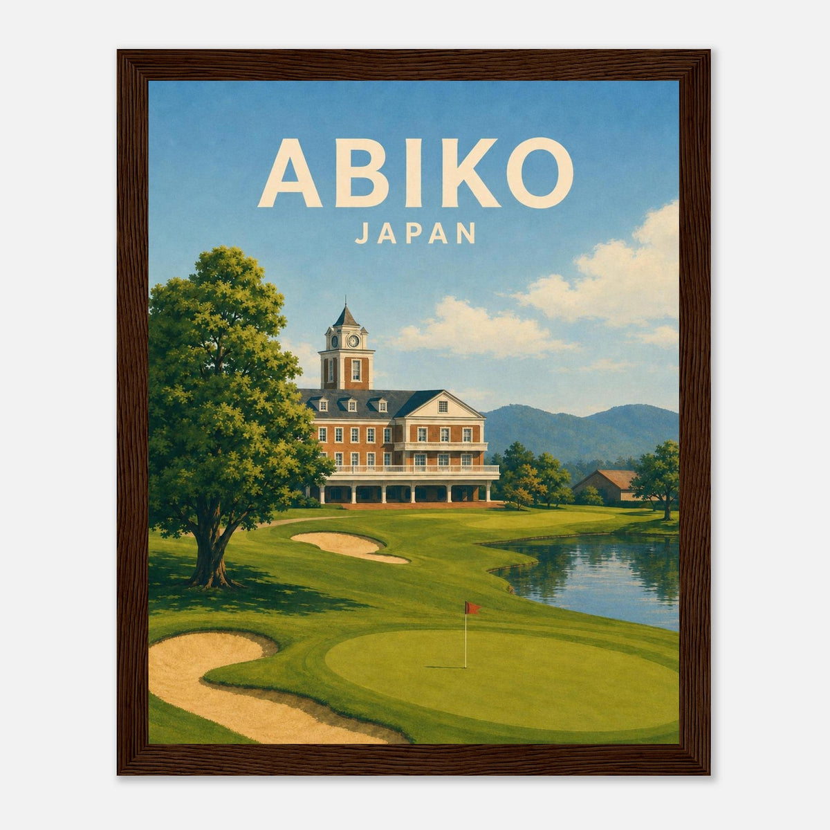 Abiko Golf Club Poster – Japan Golf Wall Art