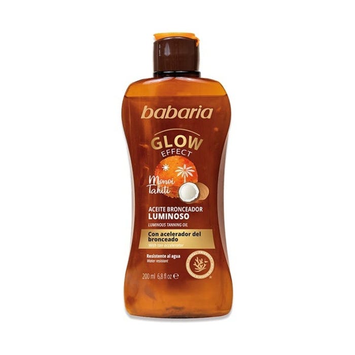 Babaria - Glow Effect Huile Bronzante en Gel Accélératrice au Monoï de Tahiti