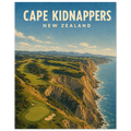 Cape Kidnappers Golf Poster – New Zealand Golf Art