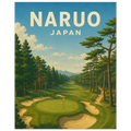 Naruo Golf Club Poster – Japanese Golf Course Print