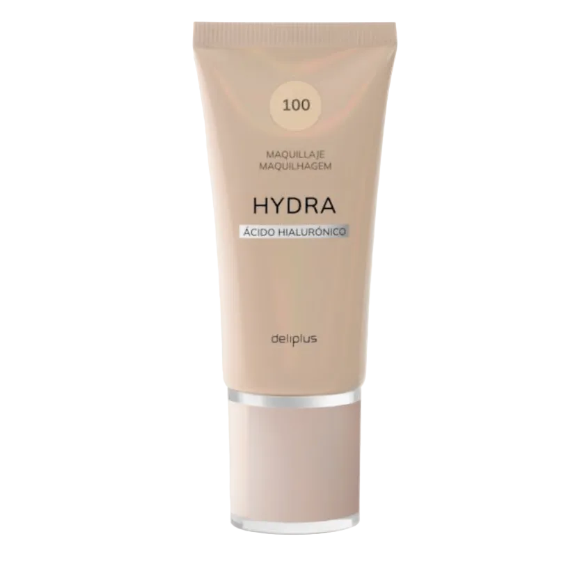 Deliplus - Fond de Teint Hydra Acide Hyaluronique – Fini Naturel Hydratant