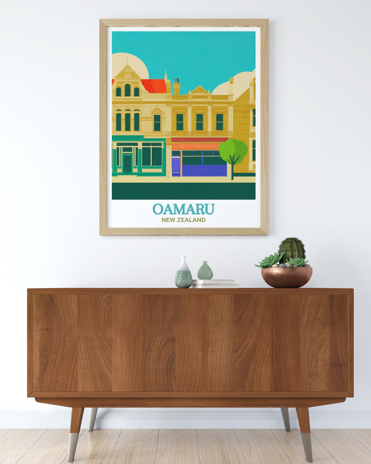 Oamaru Travel Print - Oamaru Victorian Precinct Wall Art - New Zealand Travel Poster - New Zealand Wall Print-4