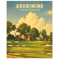Aronimink Golf Club Poster – Pennsylvania Golf Wall Art