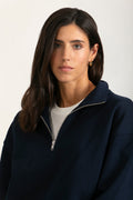 Sudadera Orgánica Oversize con Cremallera - 021