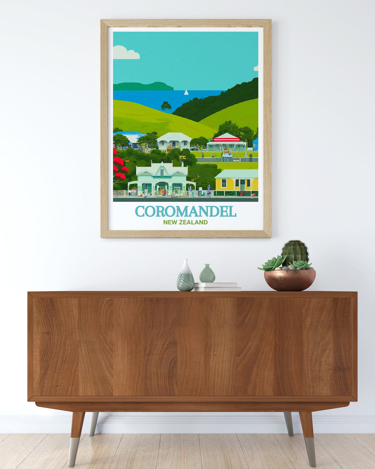 Coromandel  Poster print - Coromandel Town Print Poster - New Zealand Canvas Art - New Zealand Travel Poster-2