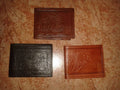 Cartera de cuero hombre labrada