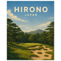Hirono Golf Club Poster – Japan Golf Course Art