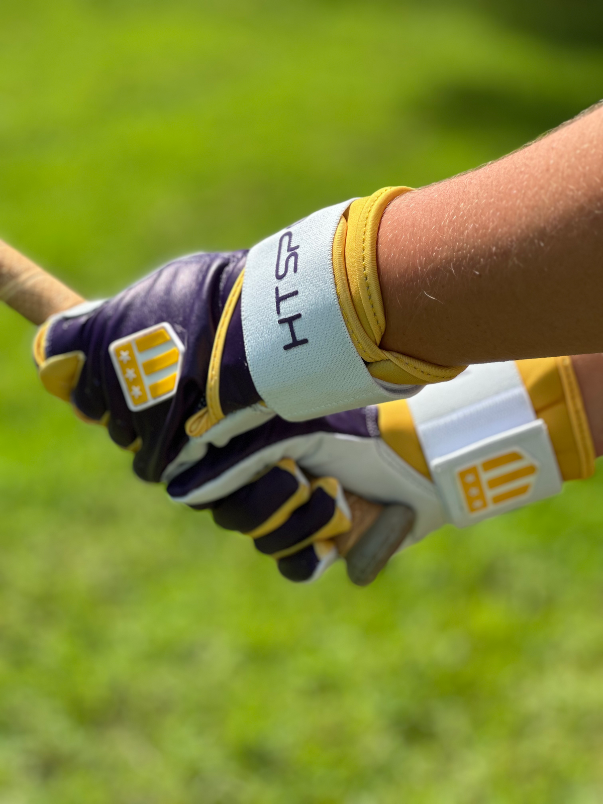 Long Cuff Purple with White Palm