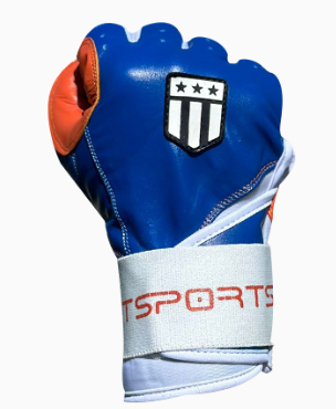 Long cuff Royal Blue with Orange Stock