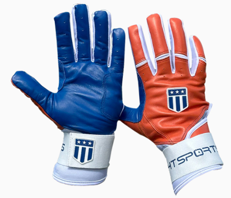 Long cuff Orange and Royal Blue Stock