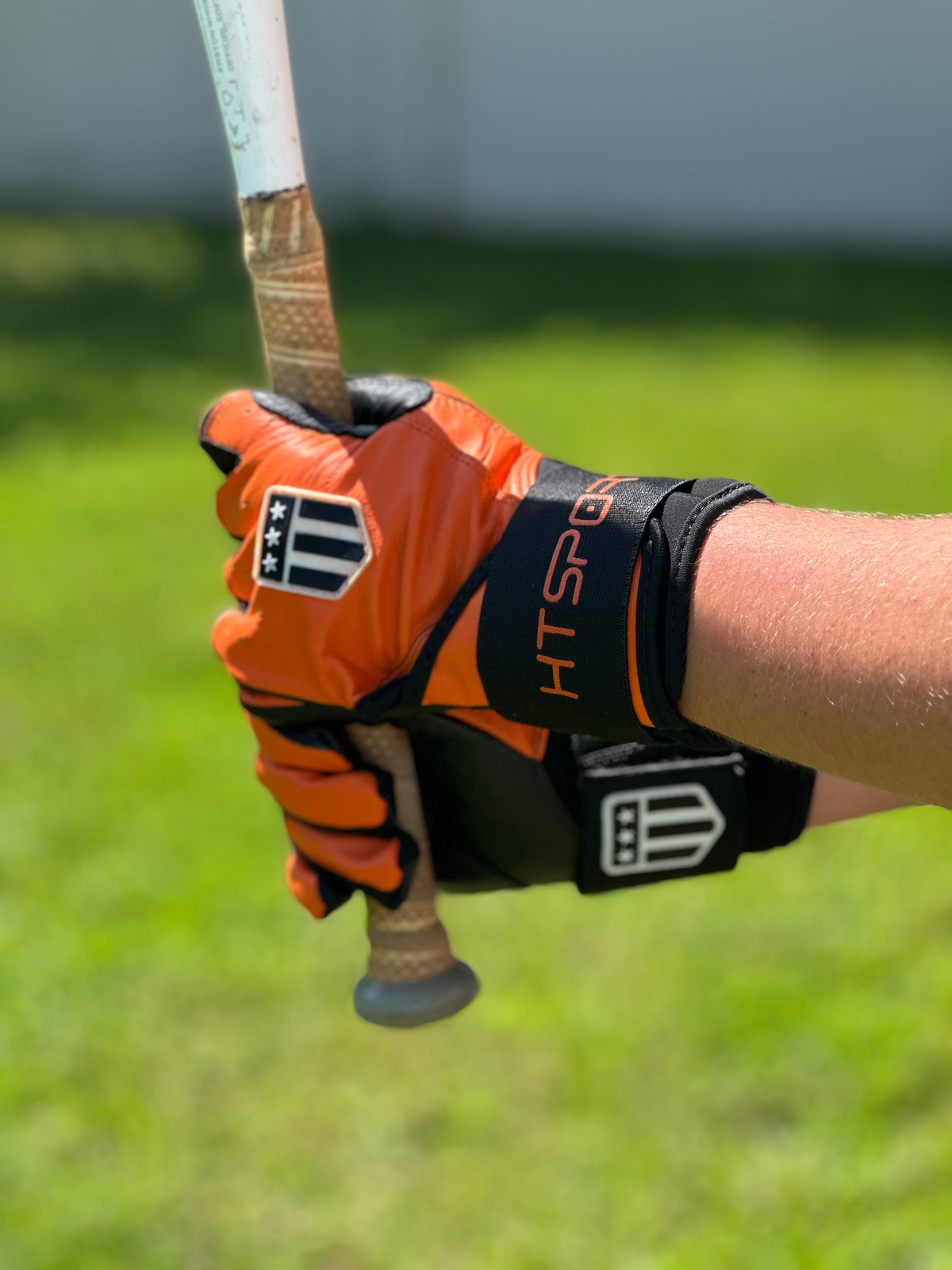 Long Cuff Orange with Black Palm