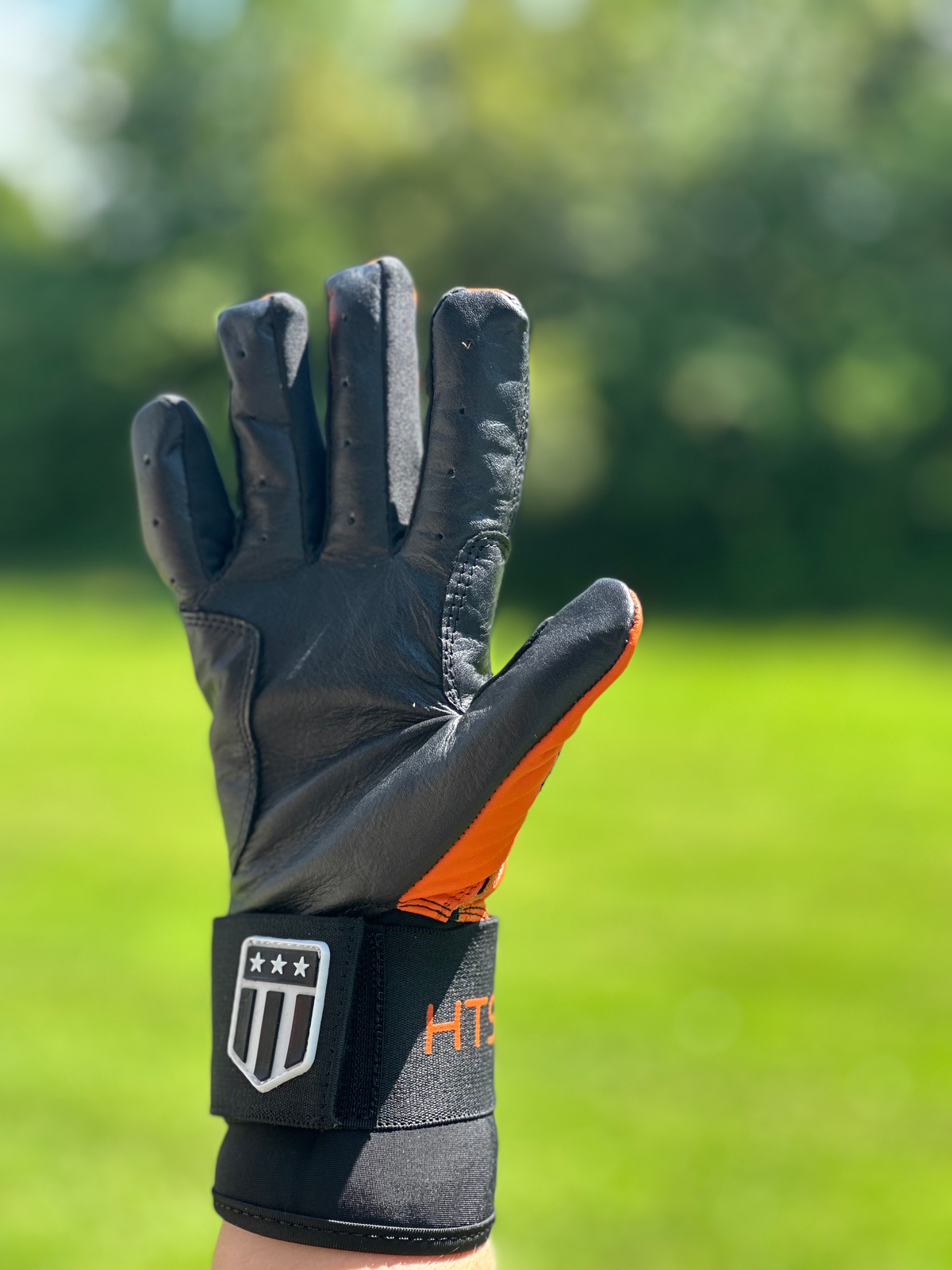 Long Cuff Orange with Black Palm