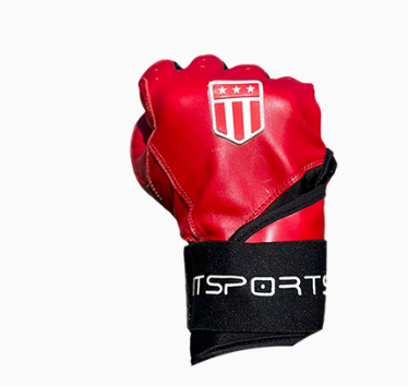 Long cuff All Red with Black Trim Stock