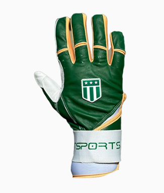 Long cuff Dark Green with White Palm Stock