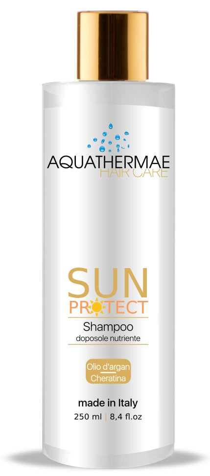 Protective and nourishing sun kit, healthy and protected hair, argan and keratin