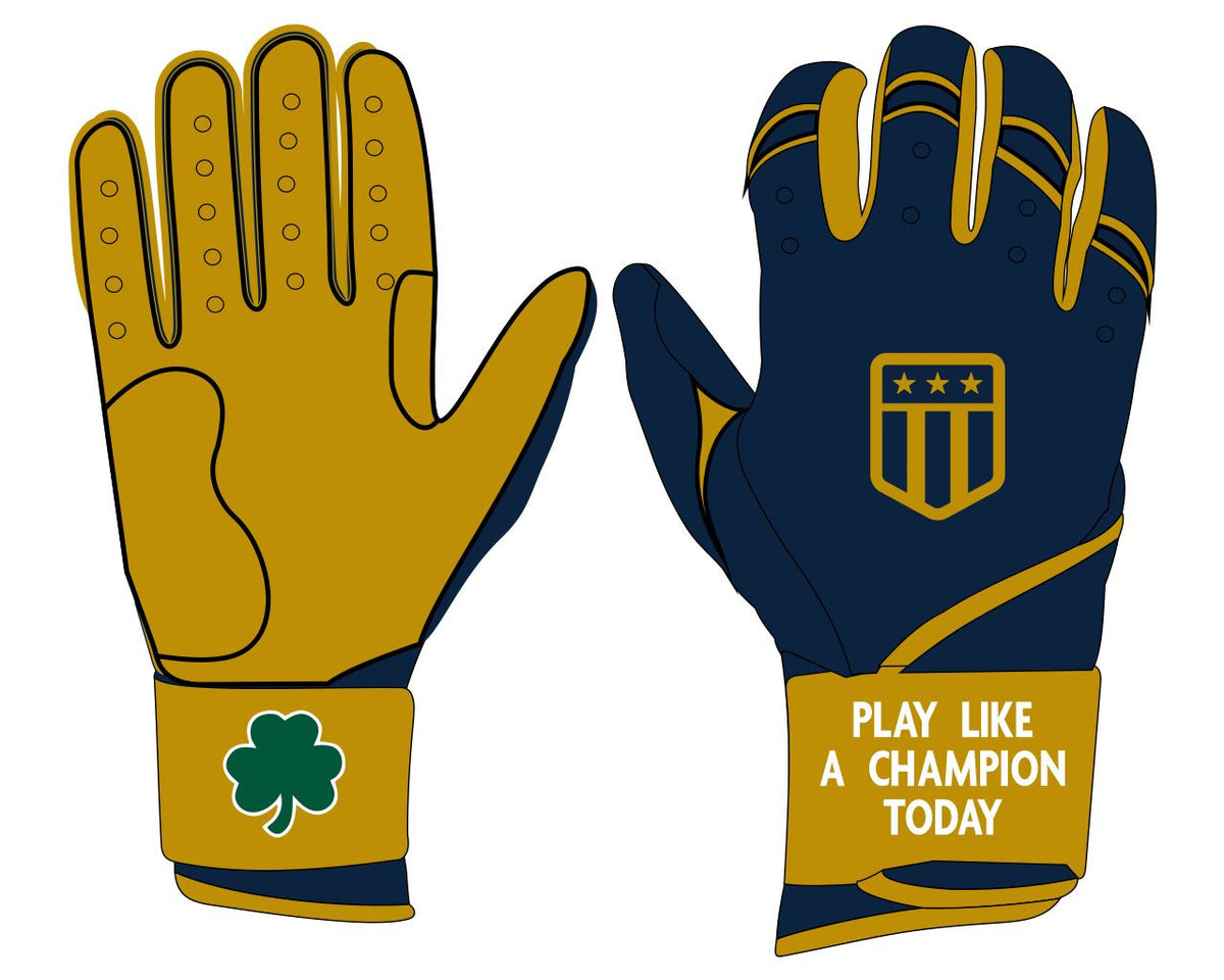 Luck of the Irish Long Cuff Batting Gloves