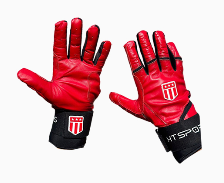 Long cuff All Red with Black Trim Stock