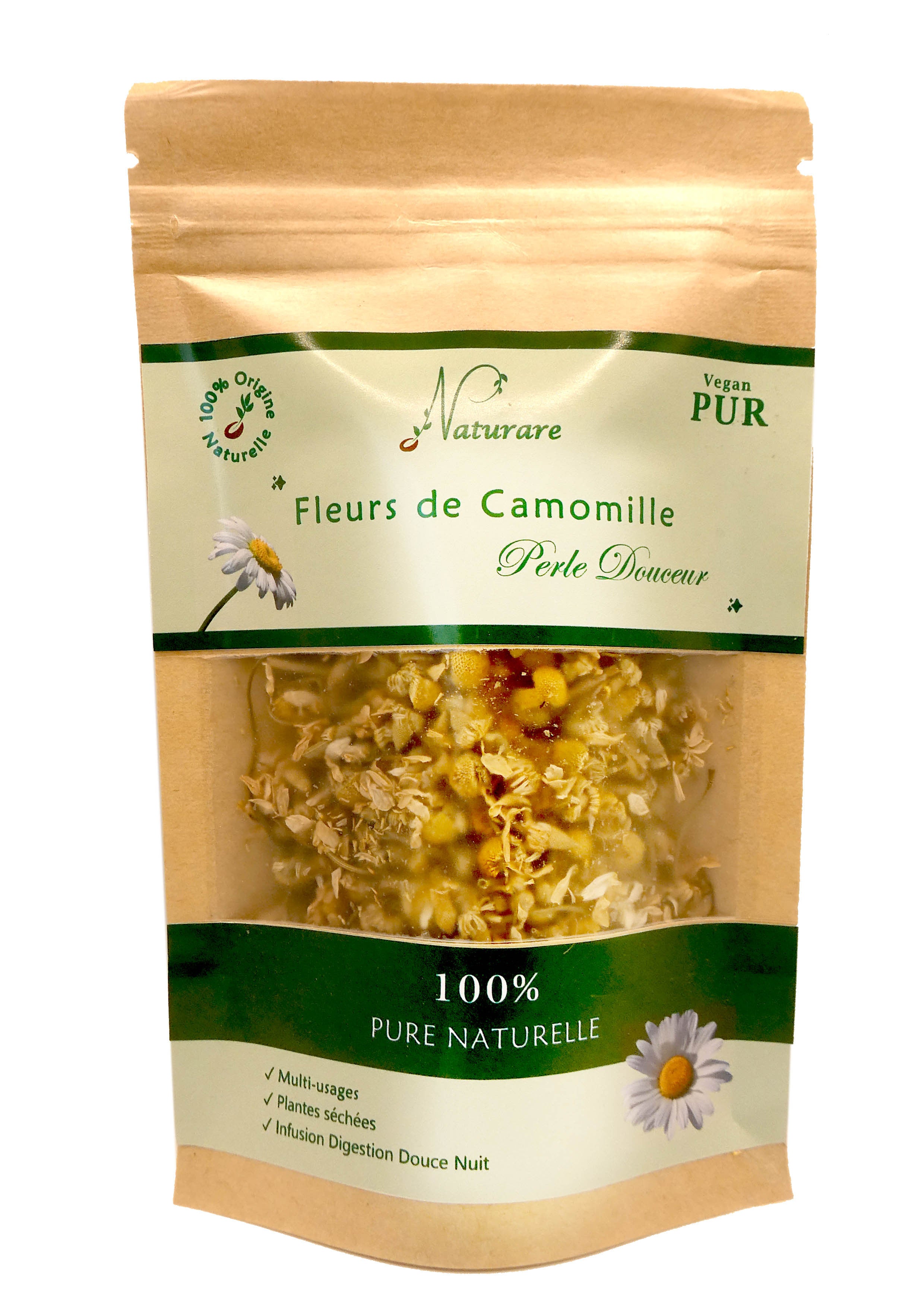 PERLE DOUCEUR - Fleurs de Camomille - Infusion de Plantes en vrac