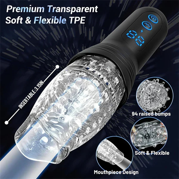 Gawk Gawk 3000 Pro Sucking & Vibrating Male Masturbator Cup