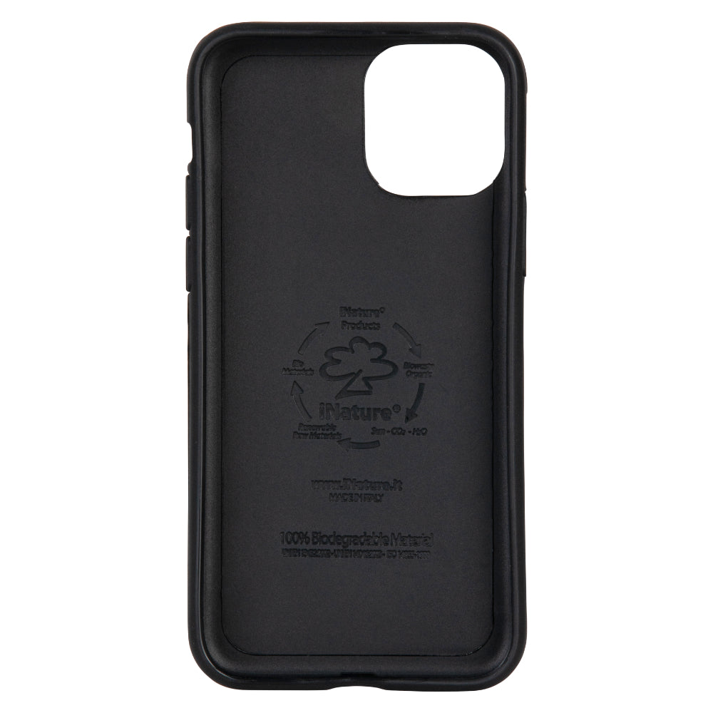 Custodia iNature iPhone 11 Pro Max - Nero Vulcano