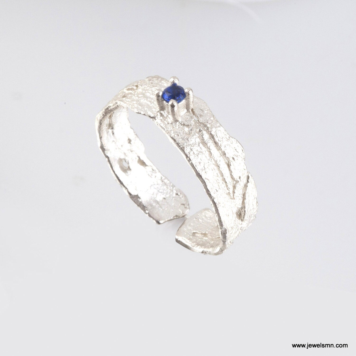 Sterling Silver Minimalist Handmade Nature Jewelry. ring for women. Bark Branch ring, Jewelry from Mother Nature Jewelry.