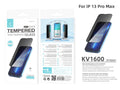 Protetor de ecrã premium para smartphone Techancy, protetor de privacidade, KV1600, compatível com iPhone 13 Pro Max