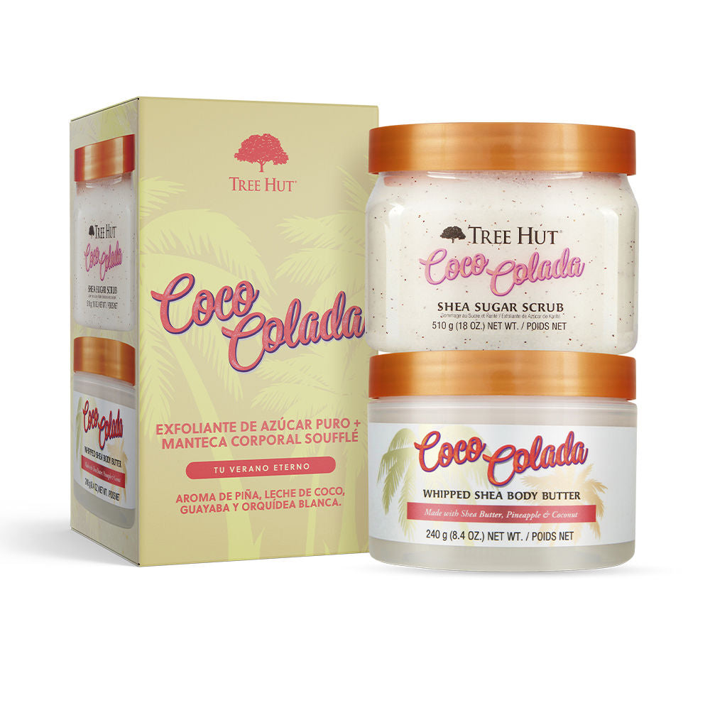 EXFOLIANTE + MANTECA CORPORAL COCO COLADA ESTUCHE 2 pz