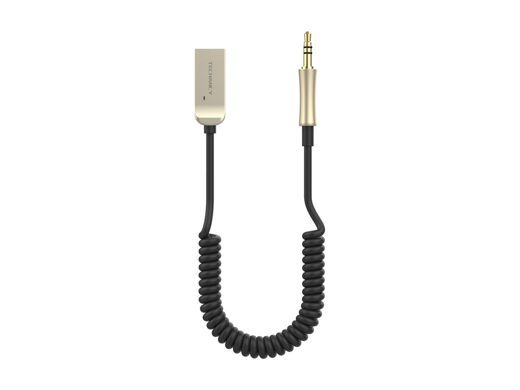 Techancy Recetor De Automóvel Sem Fios TQ5906, Ligação De Memória Bluetooth 5.0, Recetor De Áudio AUX De 3,5 Mm,