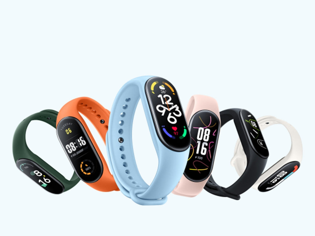Techancy Pulseira De Silicone Rosa KC2107, Compatível Com A Mi7 Smart Band, Feita De Silicone, Macia E Confortável.