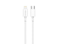 Techancy Cabo De Dados Branco 20w TB1666, Compatível Com Iphone 7 Até 14, Carregamento Rápido Pd, Durável, 2m