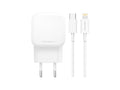 Techancy Carregador Pd De 25w Usb C Branco TA2812, Cabo De Carregamento Rápido Usb C Para Ip8/X/11-14 Kit 3a.