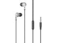 Techancy Auscultadores Intra-Auriculares 1,2 Metros Pretos TD8088, 3,5 Mm Com Microfone, Auscultadores Com Som Estéreo 3d
