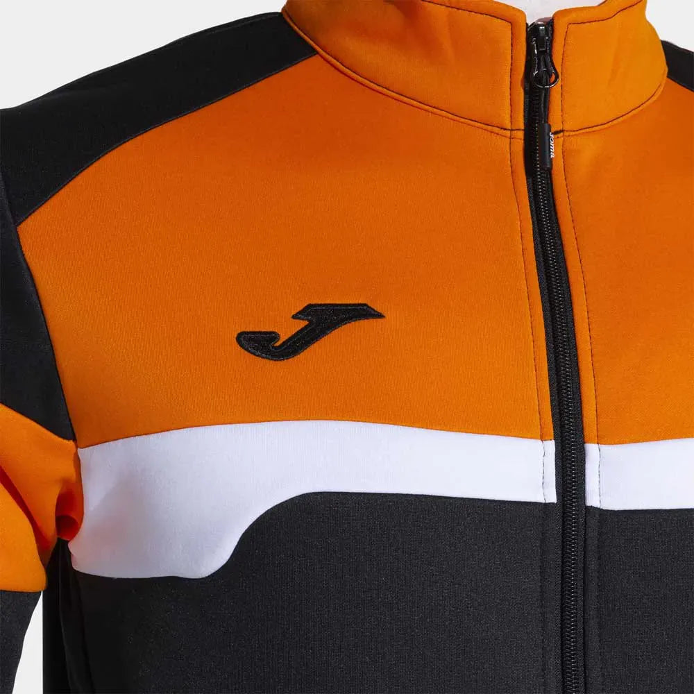 Danubio III Elite training Tracksuit European Style Slim-Fit - Black/Orange - Joma