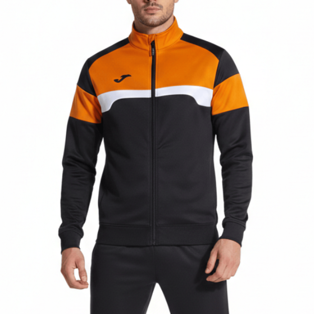 Danubio III Elite training Tracksuit European Style Slim-Fit - Black/Orange - Joma