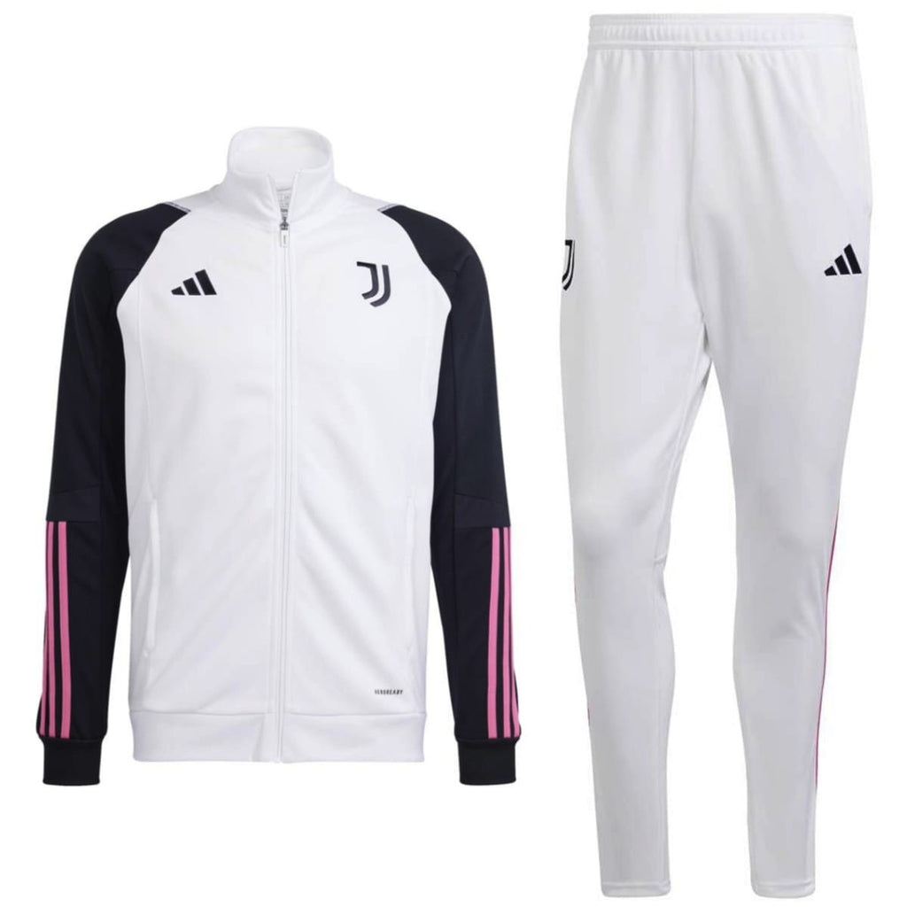 Juventus white training bench tracksuit 2023/24 - Adidas